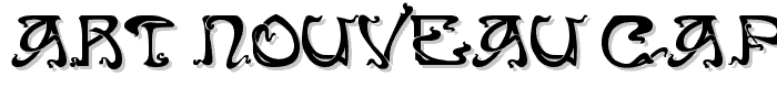 Art Nouveau Caps font